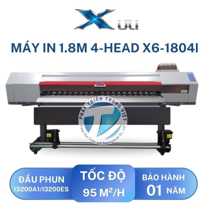 Máy In Decal 1.8M 4-Head X6-1804I